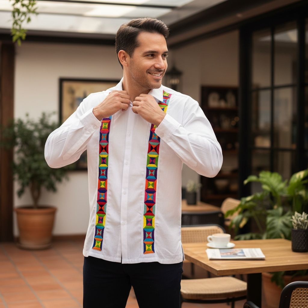 CAMISA TRADICIONAL MANGA LARGA